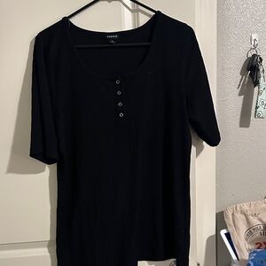 Torrid Black Short Sleeve Tee